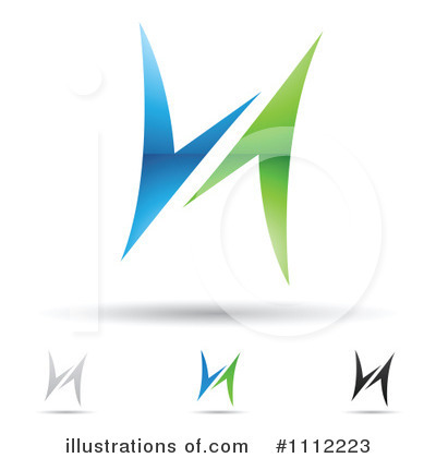 Royalty-Free (RF) Letter H Clipart Illustration by cidepix - Stock Sample #1112223
