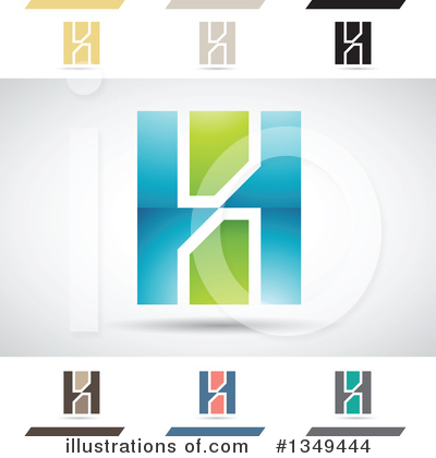 Royalty-Free (RF) Letter H Clipart Illustration by cidepix - Stock Sample #1349444