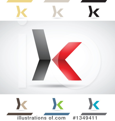 Royalty-Free (RF) Letter K Clipart Illustration by cidepix - Stock Sample #1349411
