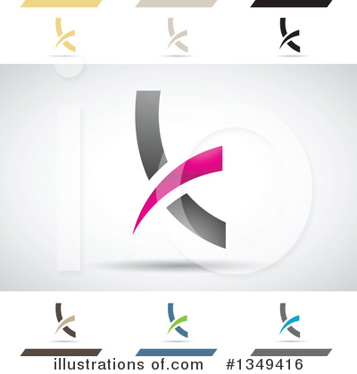 Royalty-Free (RF) Letter K Clipart Illustration by cidepix - Stock Sample #1349416