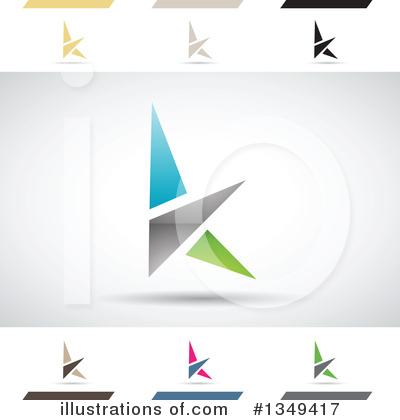Royalty-Free (RF) Letter K Clipart Illustration by cidepix - Stock Sample #1349417
