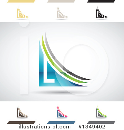 Royalty-Free (RF) Letter L Clipart Illustration by cidepix - Stock Sample #1349402