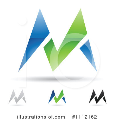 Royalty-Free (RF) Letter M Clipart Illustration by cidepix - Stock Sample #1112162