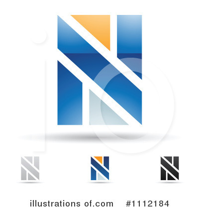 Royalty-Free (RF) Letter N Clipart Illustration by cidepix - Stock Sample #1112184