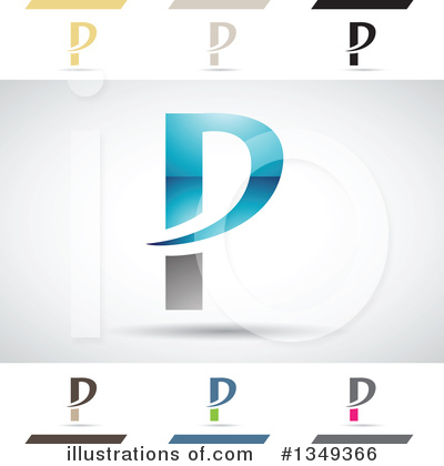 Royalty-Free (RF) Letter P Clipart Illustration by cidepix - Stock Sample #1349366