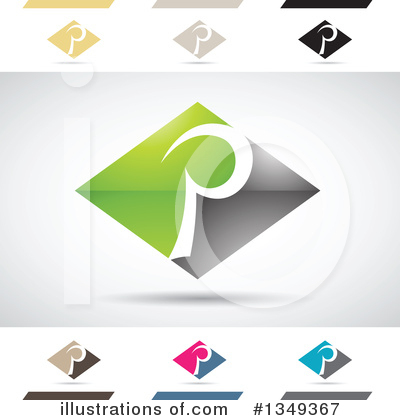 Royalty-Free (RF) Letter P Clipart Illustration by cidepix - Stock Sample #1349367