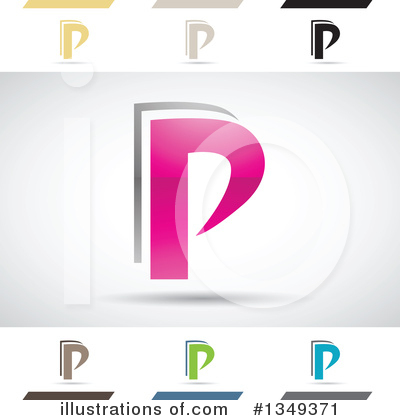 Royalty-Free (RF) Letter P Clipart Illustration by cidepix - Stock Sample #1349371