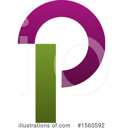 Royalty-Free (RF) Letter P Clipart Illustration by Vector Tradition SM - Stock Sample #1560592