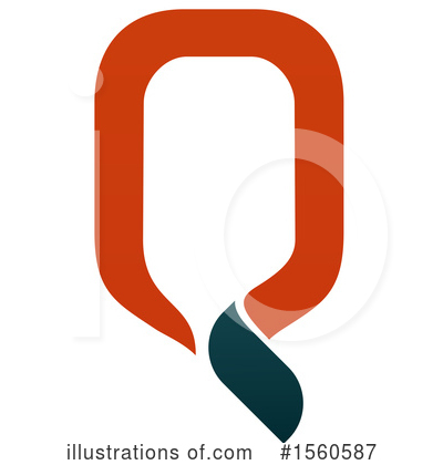 Royalty-Free (RF) Letter Q Clipart Illustration by Vector Tradition SM - Stock Sample #1560587