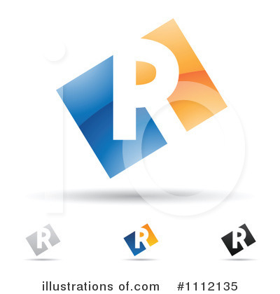 Royalty-Free (RF) Letter R Clipart Illustration by cidepix - Stock Sample #1112135