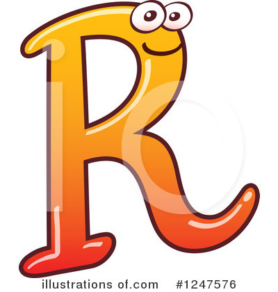 Royalty-Free (RF) Letter R Clipart Illustration by Zooco - Stock Sample #1247576