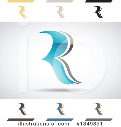 Royalty-Free (RF) Letter R Clipart Illustration by cidepix - Stock Sample #1349351