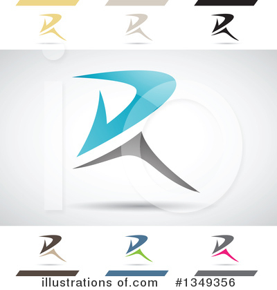 Royalty-Free (RF) Letter R Clipart Illustration by cidepix - Stock Sample #1349356