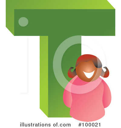 Royalty-Free (RF) Letter T Clipart Illustration by Prawny - Stock Sample #100021