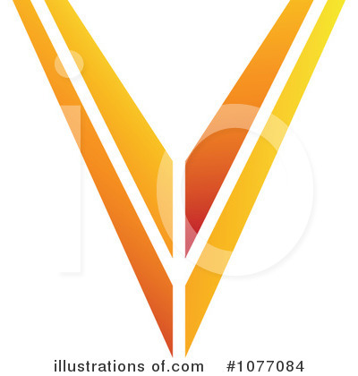 Royalty-Free (RF) Letter V Clipart Illustration by cidepix - Stock Sample #1077084