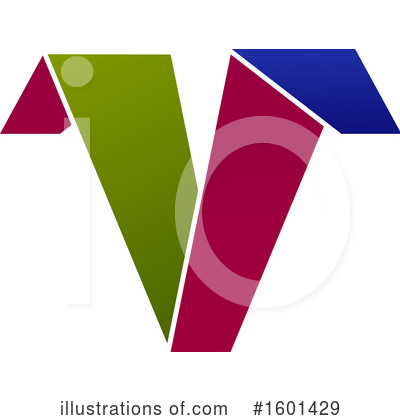 Letter V Clipart #1601429 by Vector Tradition SM