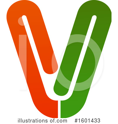 Royalty-Free (RF) Letter V Clipart Illustration by Vector Tradition SM - Stock Sample #1601433