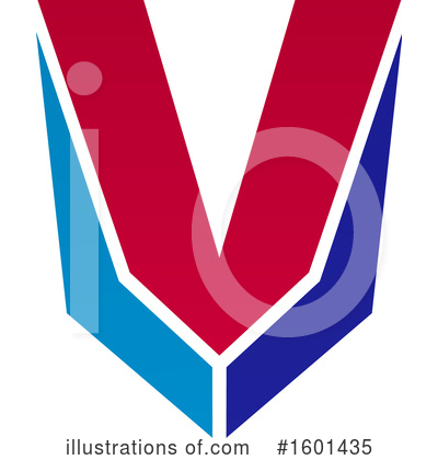 Letter V Clipart #1601435 by Vector Tradition SM