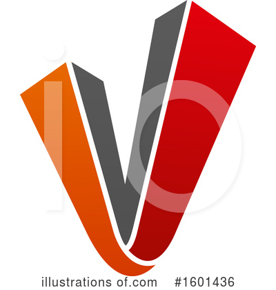 Letter V Clipart #1601436 by Vector Tradition SM