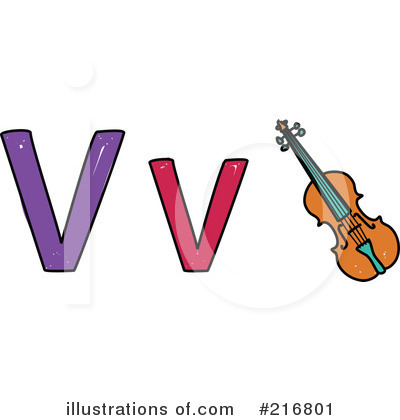 Royalty-Free (RF) Letter V Clipart Illustration by Prawny - Stock Sample #216801