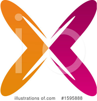 Royalty-Free (RF) Letter X Clipart Illustration by Vector Tradition SM - Stock Sample #1595888