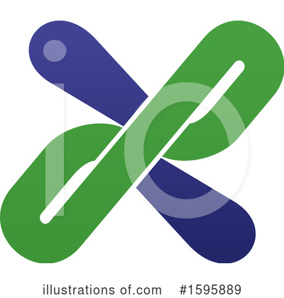 Royalty-Free (RF) Letter X Clipart Illustration by Vector Tradition SM - Stock Sample #1595889