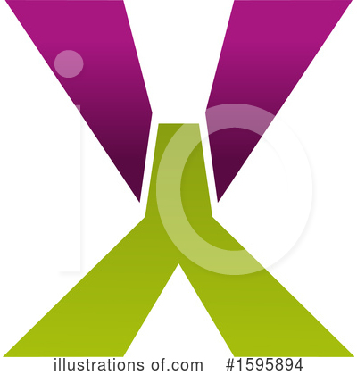 Royalty-Free (RF) Letter X Clipart Illustration by Vector Tradition SM - Stock Sample #1595894