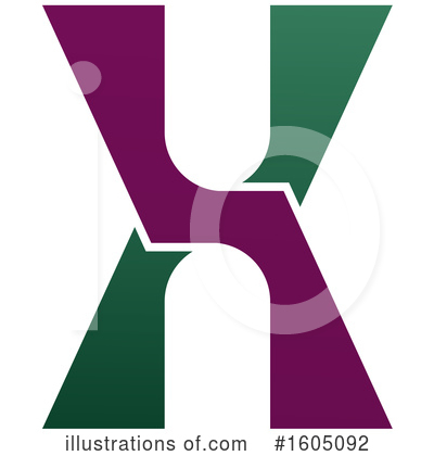 Royalty-Free (RF) Letter X Clipart Illustration by Vector Tradition SM - Stock Sample #1605092
