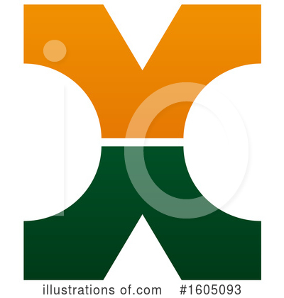 Letter X Clipart #1605093 by Vector Tradition SM