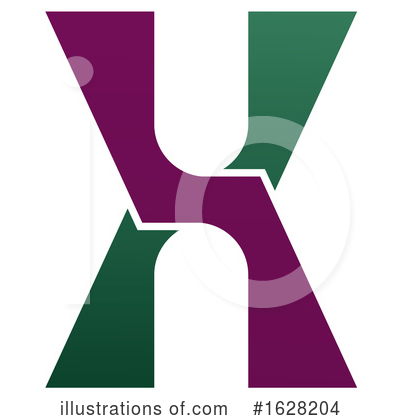 Royalty-Free (RF) Letter X Clipart Illustration by Vector Tradition SM - Stock Sample #1628204