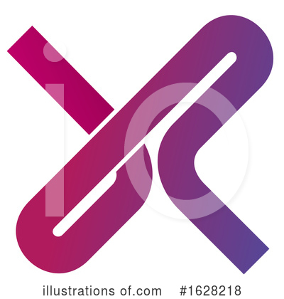 Royalty-Free (RF) Letter X Clipart Illustration by Vector Tradition SM - Stock Sample #1628218