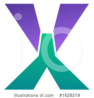 Royalty-Free (RF) Letter X Clipart Illustration by Vector Tradition SM - Stock Sample #1628219