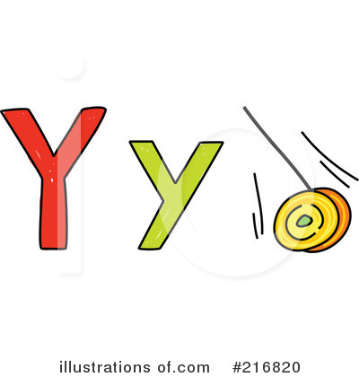 Royalty-Free (RF) Letter Y Clipart Illustration by Prawny - Stock Sample #216820