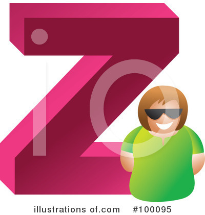 Royalty-Free (RF) Letter Z Clipart Illustration by Prawny - Stock Sample #100095