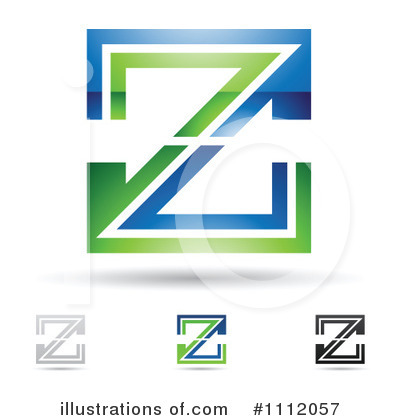 Royalty-Free (RF) Letter Z Clipart Illustration by cidepix - Stock Sample #1112057