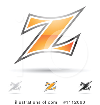 Royalty-Free (RF) Letter Z Clipart Illustration by cidepix - Stock Sample #1112060