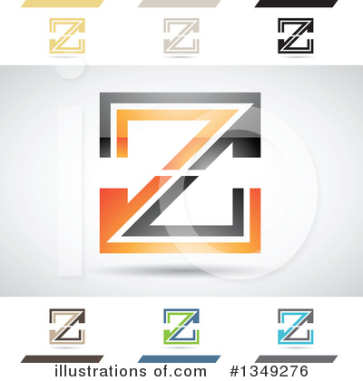 Royalty-Free (RF) Letter Z Clipart Illustration by cidepix - Stock Sample #1349276