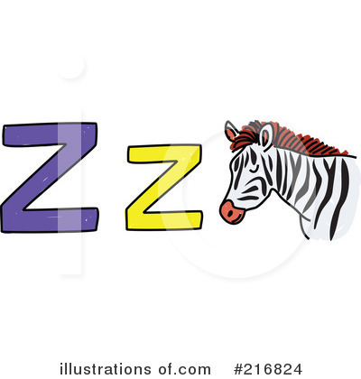 RoyaltyFree RF Letter Z Clipart Illustration by Prawny Stock Sample 