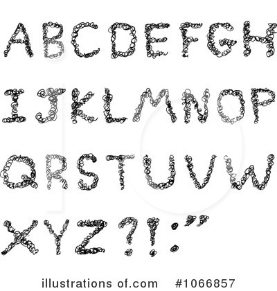 Royalty-Free (RF) Letters Clipart Illustration by yayayoyo - Stock Sample #1066857