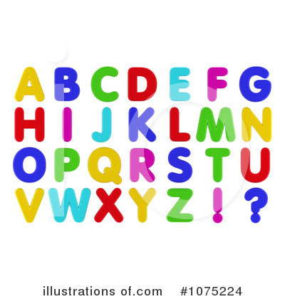 Royalty-Free (RF) Letters Clipart Illustration by stockillustrations - Stock Sample #1075224