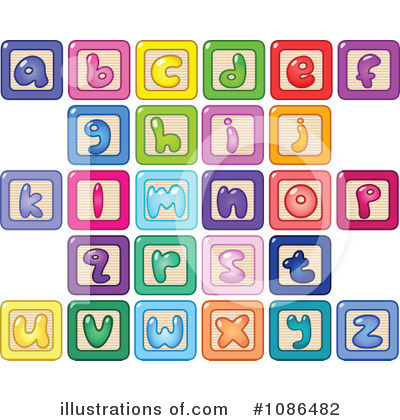 Royalty-Free (RF) Letters Clipart Illustration by yayayoyo - Stock Sample #1086482
