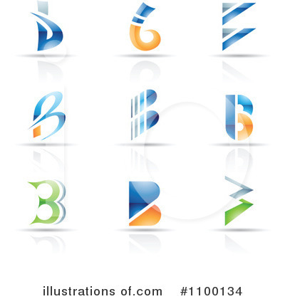 Royalty-Free (RF) Letters Clipart Illustration by cidepix - Stock Sample #1100134