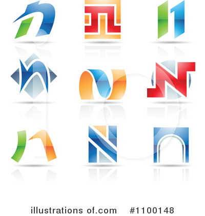Royalty-Free (RF) Letters Clipart Illustration by cidepix - Stock Sample #1100148