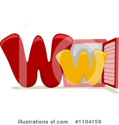 Royalty-Free (RF) Letters Clipart Illustration by BNP Design Studio - Stock Sample #1104159