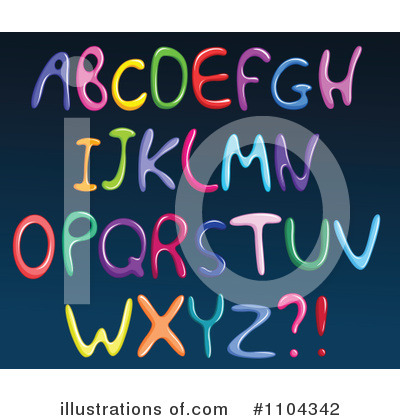 Royalty-Free (RF) Letters Clipart Illustration by yayayoyo - Stock Sample #1104342