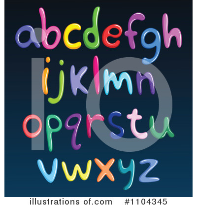 Royalty-Free (RF) Letters Clipart Illustration by yayayoyo - Stock Sample #1104345