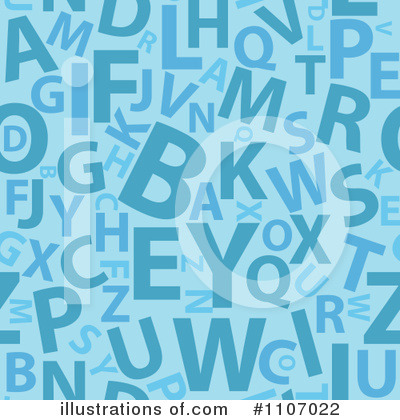 Royalty-Free (RF) Letters Clipart Illustration by Amanda Kate - Stock Sample #1107022