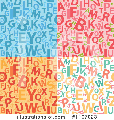 Royalty-Free (RF) Letters Clipart Illustration by Amanda Kate - Stock Sample #1107023