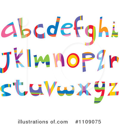 Royalty-Free (RF) Letters Clipart Illustration by yayayoyo - Stock Sample #1109075