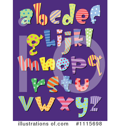 Royalty-Free (RF) Letters Clipart Illustration by yayayoyo - Stock Sample #1115698